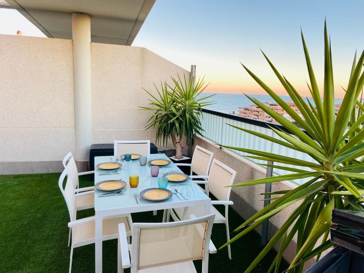 Апартаменты Patacona Premium Penthouse Sea Views & Barbecue Валенсия Экстерьер фото